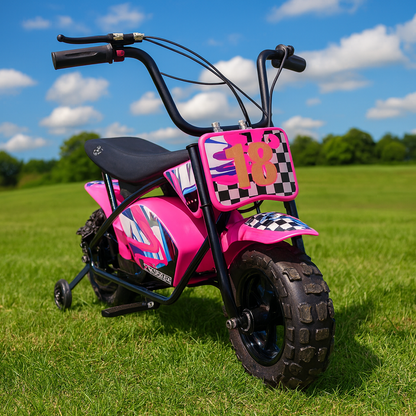 CarKiddo | Elektrisches Crossbike Monkey - Blau | Max. 16 km/h