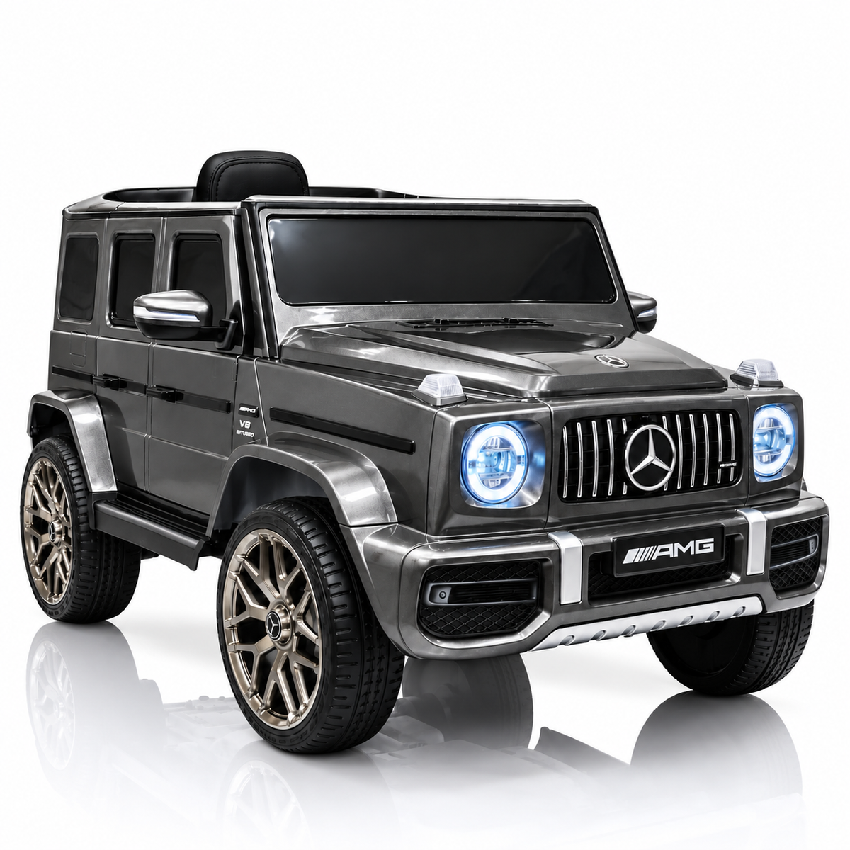 Mercedes-Benz G63 AMG | Elektrisches Kinderauto - Schwarz mit Fernbedienung