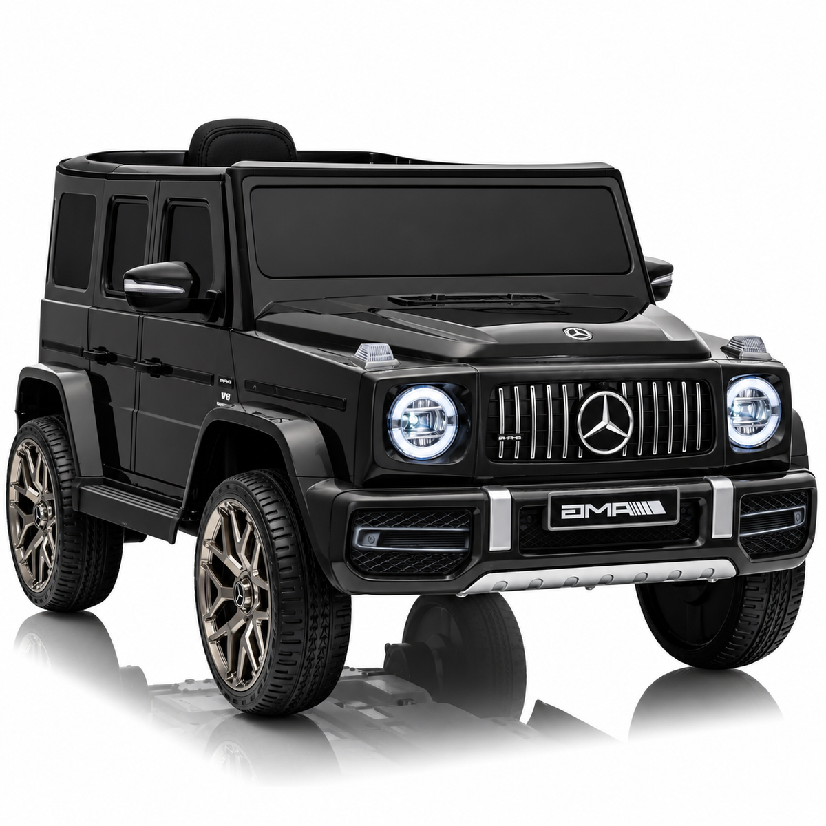Mercedes-Benz G63 AMG | Elektrisches Kinderauto - Schwarz mit Fernbedienung