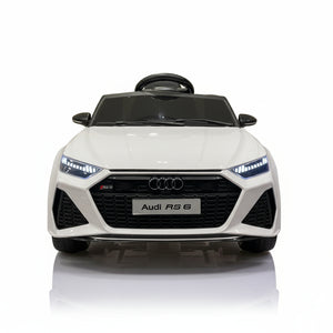 Audi RS6 | Elektrisches Kinderauto - Weiß
