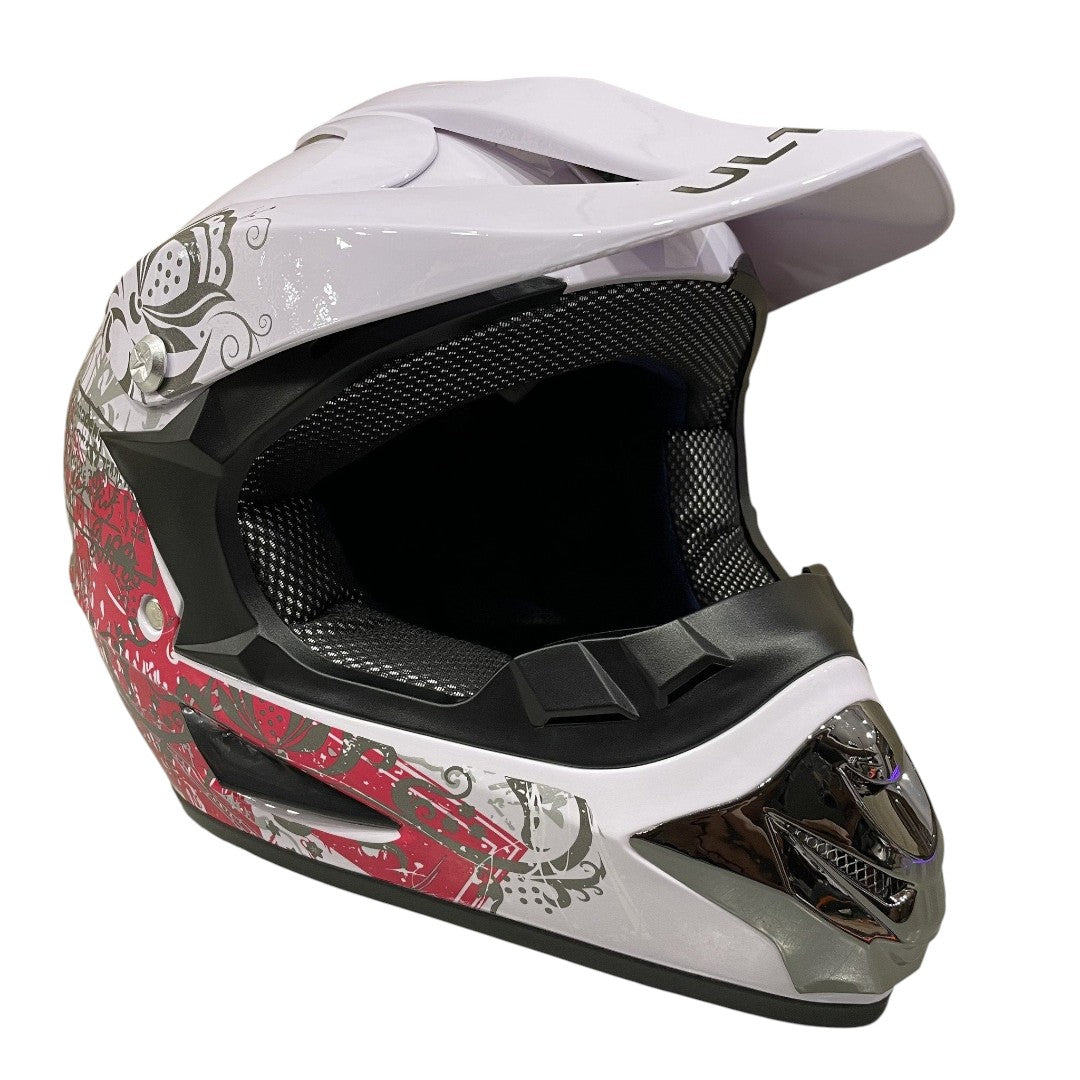 CarKiddo | Kinder-Motocross-Helm – Pink