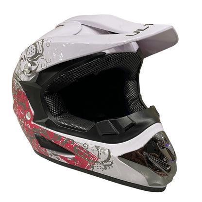 CarKiddo | Kinder-Motocross-Helm - Grün