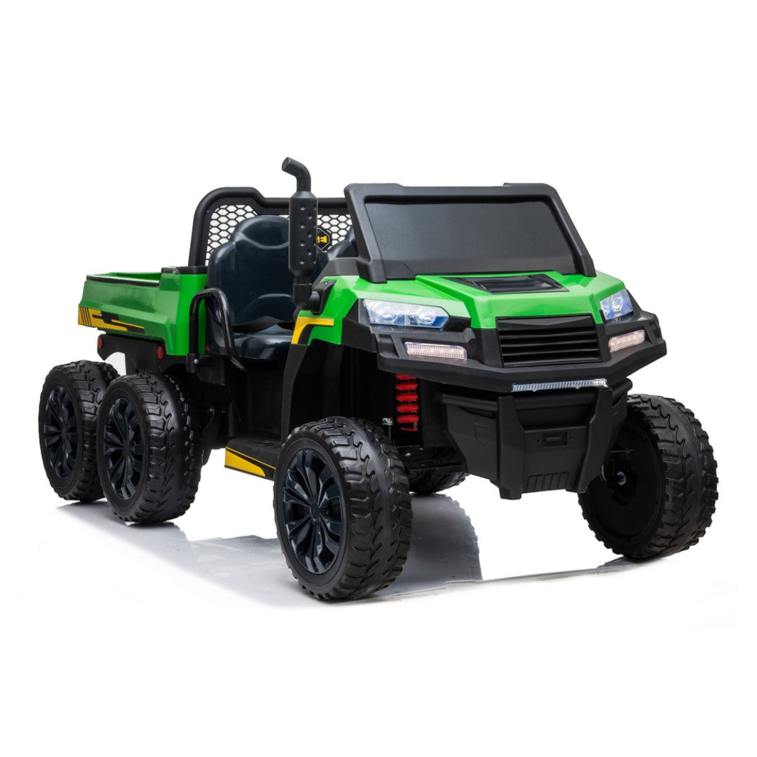 CarKiddo | Elektrischer Kinder-Muldenkipper 24V + 4x4