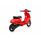 Elektrischer Kinderroller 24V 350W Rot - Rückansicht von rechts