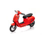 Elektrischer Kinderroller 24V 350W Rot - Lenker und Vorderseite