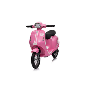 Elektrischer Kinderroller 24V 350W Rosa - Schrägansicht von vorne