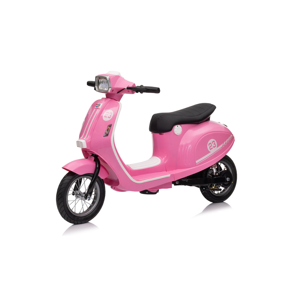 Elektrischer Kinderroller 24V 350W Rosa - Seitenansicht