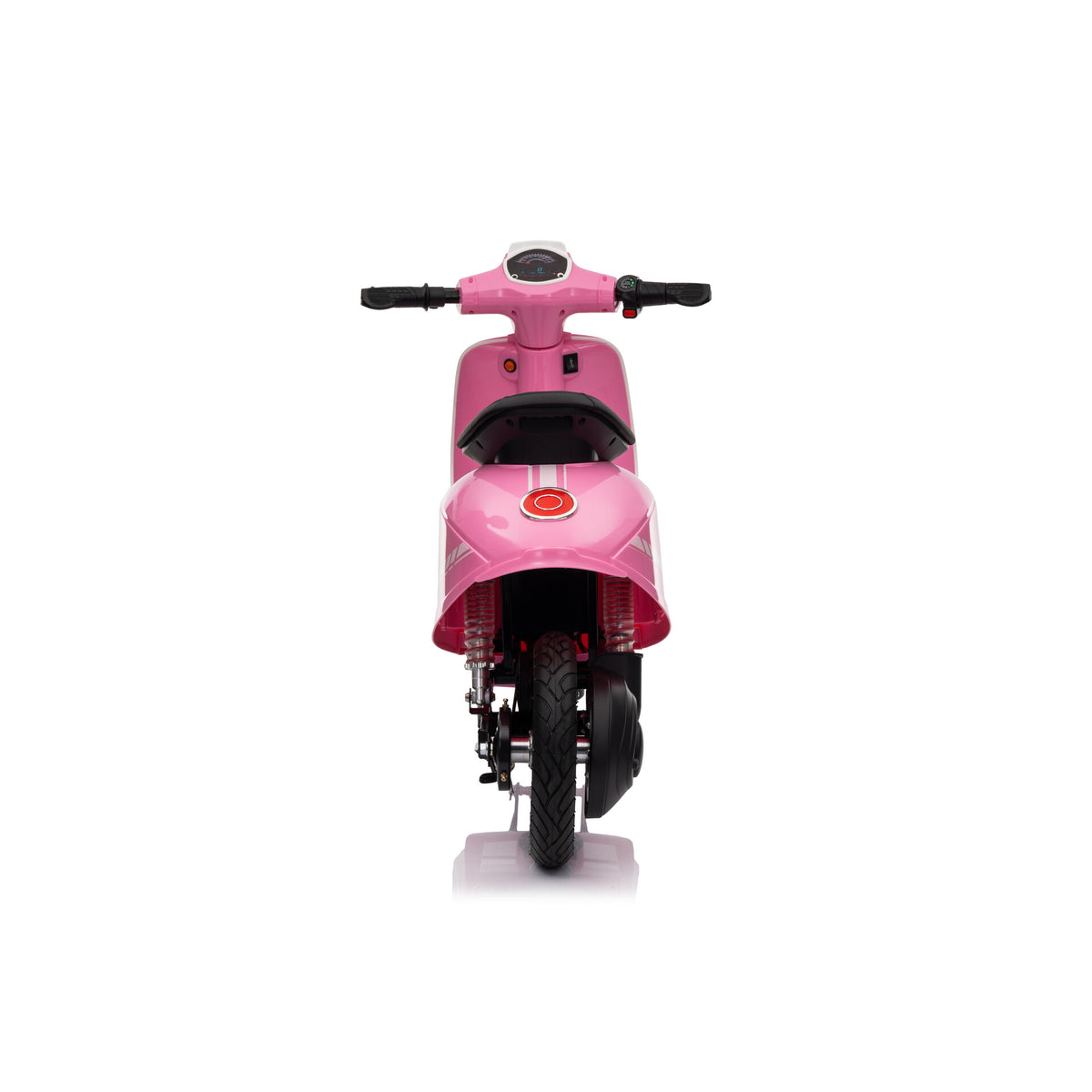 Elektrischer Kinderroller 24V 350W Rosa - Rückansicht