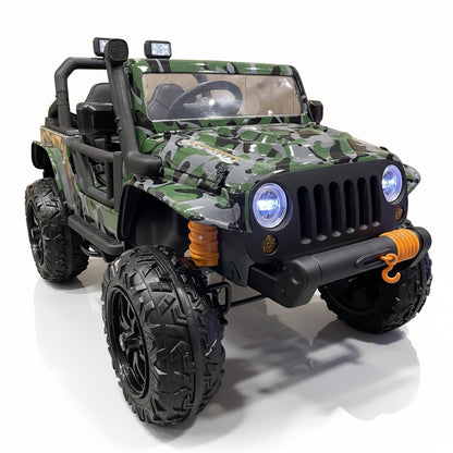 Gladiator Kinderjeep | 1 Kind + 1 Erwachsener - Camo