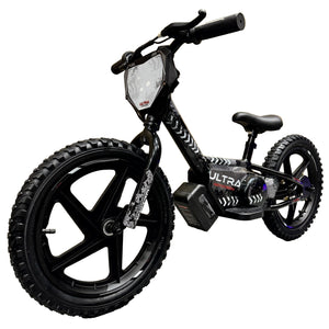 Carkiddo | Elektrisches Laufrad 16 Zoll - Schwarz