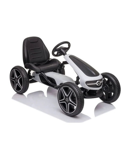 Mercedes Go-Kart | Go-Kart mit Gummireifen - Rot