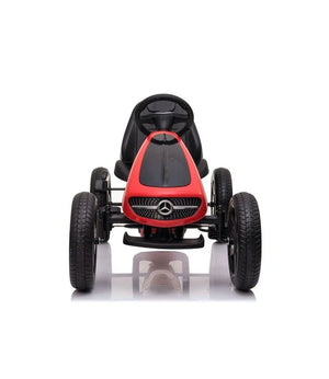 Mercedes Go-Kart | Go-Kart mit Gummireifen - Rot