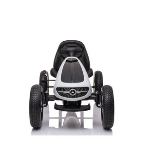 Mercedes Go-Kart | Go-Kart mit Gummireifen - Weiß
