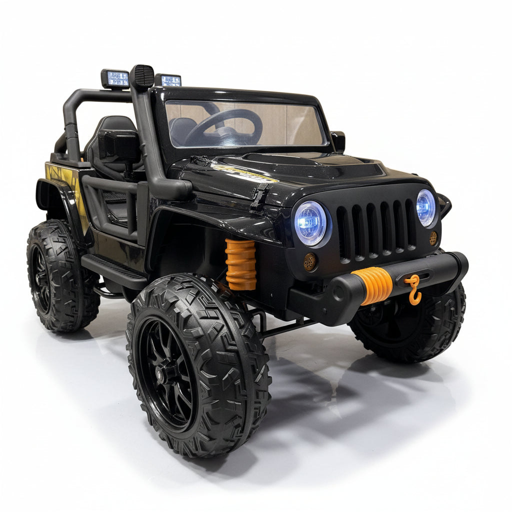 Gladiator Kinderjeep | 1 Kind + 1 Erwachsener - Schwarz