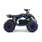 Panthera Leo elektrische kinderquad 1200W 48V in blauw, van de rechterzijde