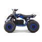 Panthera Leo elektrische kinderquad 1200W 48V in blauw, van de linkerzijde