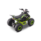 Panthera Leo elektrische kinderquad 1200W 48V in groen, van boven en achteren