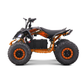 Panthera Leo elektrische kinderquad 1200W 48V in oranje, van de linkerzijde