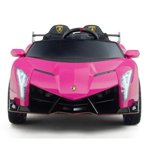 Lamborghini Veneno | 2-Personen-Kinderauto 4x4 - Rosa